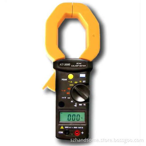 KT-3000 Digital Clamp Meter 3 3/4 Digits LCD/Super High Aca to 3000A